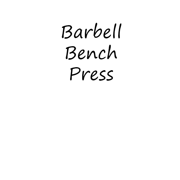 Barbell bench press